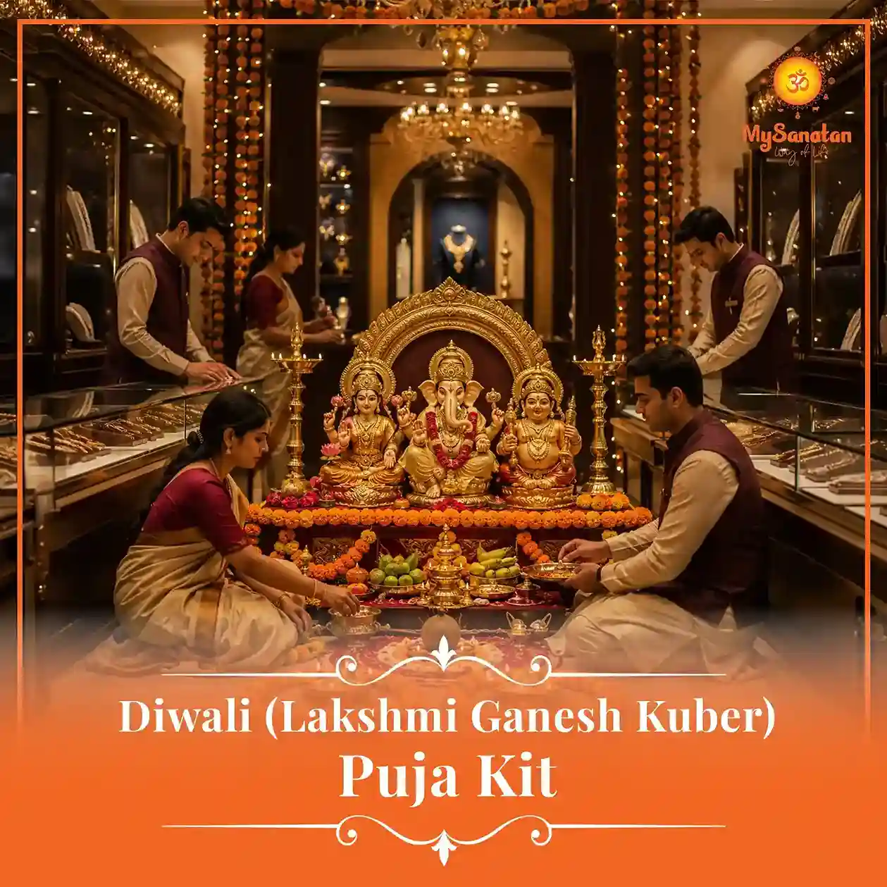 Diwali (Lakshmi Ganesh Kuber) Puja Kit